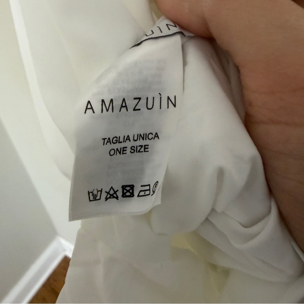 Amazuin MUSIA OFF WHITE top and skirt set - Picture 8 of 10